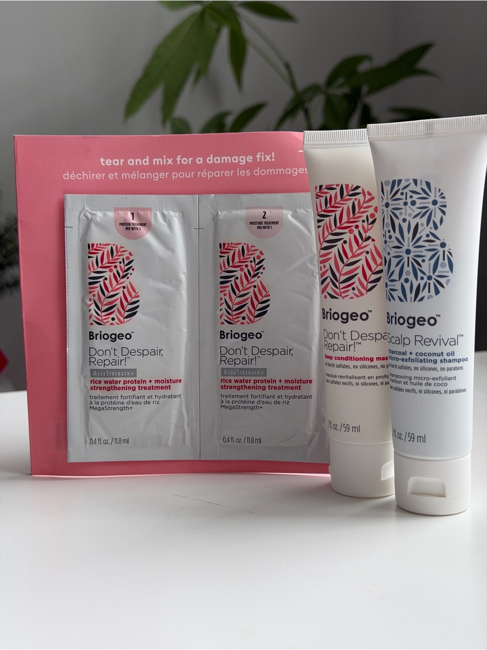 Briogeo Don’t Despair, Repair! Hair Repair Bundle – 4-Piece Set – New